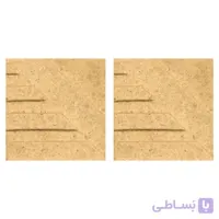دیوارپوش تندیس و پیکره شهریار مدل امای کد W1010 06 بسته 2 عددی