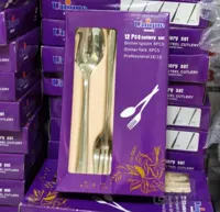 قاشق چنگال تک یونیک 12 تیکه 6نفره اهنربا نگیر اصل