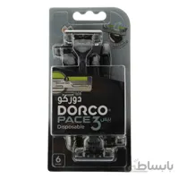 خودتراش 3لبه دورکو DORCO بسته بندی 6 عددی ا Durco 3 edge razor