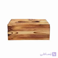 جا دستمال کاغذی چوبی 300 برگ