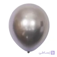 بادکنک کروم نقره ای سایز 6 اینچ