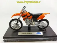 ماکت فلزی موتورسیکلت کی تی ام (KTM 450 SX RACING BY WELLY)(1/18)