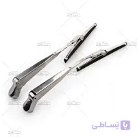 پایه و تیغه برف پاک کن استیل چراغ جلو