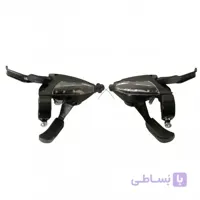 دسته دنده كلاجدار دوچرخه طرح شيمانو مدل 8SP - بسته 2 عددی