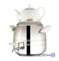 کتری قوری استیل شیر دار هوم کینگ