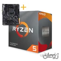پردازنده مرکزی ای ام دی سری Ryzen 5 مدل 3600 به همراه جعبه + PRIME X570-P
