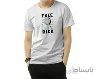 تیشرت سفید طرح Rick & Morty