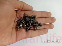 پرچ زیر و رو دو رو کف 12 پایه 9 رنگ بلک نیکل