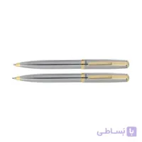 ست جفتی خودکار و اتود یوروپن مدل JOIN استیل گیره زرد