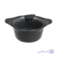 قابلمه دایکاستی چدنی گرانیتی عروس مدل دیاکو رنگ سنباده ای سایز 18 2 تا 3 نفره