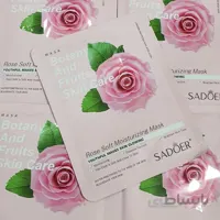 ماسک ورقه ای گل رز سادو sadoe | ماسک ورقه ای