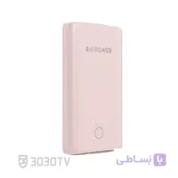 پاور بانک راوپاور مدل RP-PB170 ظرفیت 10050 میلی آمپرساعت|مشکی