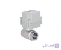 شیر موتوردار 4 سیم استیل 3/4 اینچ دوراویس