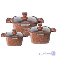 سرویس قابلمه گرانیتی زیو Zio مدل Z-8350-32 طرح جامبو Jumbo