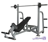 دستگاه بدنسازی میز پرس بالا سینه هالتری باشگاهی المپیک فیتنس CHEST PRESS INCLINE 5010