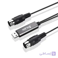 کابل میدی به یو اس بی USB TO MIDI HiFing