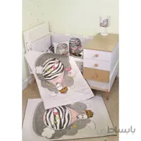ست کامل اتاق خواب نوزاد طرح گورخر بالن