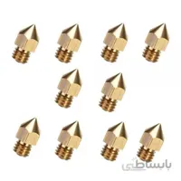 نازل (0.2MM)برنجی اکسترودرهای Mk8 فیلامنت 1.75MM (شش پر بزرگ) / 0.2MM Mk8 Nozzle Brass Extruder of 1.75MM