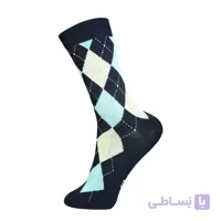 جوراب زنانه ساق بلند پاتریس طرح اسکاچ کد R215251