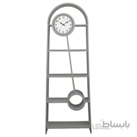 ویترین ساعت دار چوبی لوتوس مدل 999 طوسی