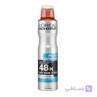 اسپری بدن اورال L oreal fresh extreme deodorant
