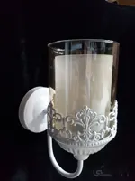 دیواری شب خواب سفید مدل نیلوفر