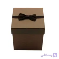 جعبه هدیه هارد مکعب پاپیون دار