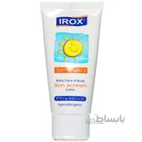 لوسیون ضدآفتاب صورت وبدن اطفال ایروکسIrox Baby Sunscreen Lotion SPF40