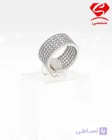 انگشتر نقره طرح طلا