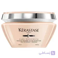 ماسک موی فر کراستاس KERASTASE مدل CURL MANIFESTO حجم 200 میل | تقویت و حذف موخوره، آبرسان