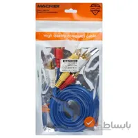 کابل ۳ به ۳ Macher MR-99 AV to RCA 1.5m ا Macher MR-99 1.5M RCA Cable
