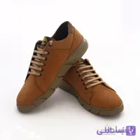 کفش مردانه اسپرت چرم طبیعی طرح تیمبرلند عسلی
