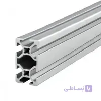 پروفیل آلومینیومی شیاردار مهندسی 20X40 به طول 100 سانتی متر