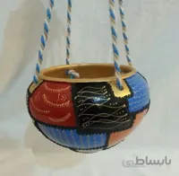 گلدان آویز سفالی کد ۱۰۶۱۰
