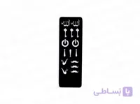 شابلون حنا طرح پیپ و کراوات 10586