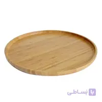 سینی گرد چوبی بامبو برند بامبوم مدل کاپوچینو