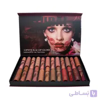 پالت رژ لب مایع و جامد کاتالینا جیو مات و براق 24 عددی ا Catalinageo Lipstick And Lipgloss Palette 24pcs