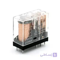 رله 12 ولت 5 آمپر شیشه ای Omron G2R-2