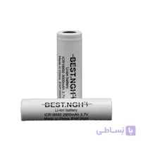 باتری لیتیوم آیون شارژی 18650 3.7 ولت 2600 میلی آمپر بست - Best