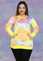 هودی آبرنگی پایین جیب - ۵