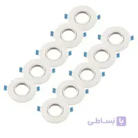 قاب هالوژن کی ام سی مدل پلاستیکی بسته 20 عددی