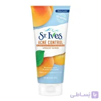 اسکراب صورت سنت ایوز مدل Acne Control حاوی زردآلو حجم ۱۷۰ میلی لیتر ا St.Ives Acne Control Apricot Scrub 170ml کد 353057