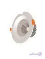 چراغ COB سقفی 30 وات توکار گرد سان لوکس مدل CD30R