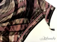 روسری طرح دار کد 144 زرد