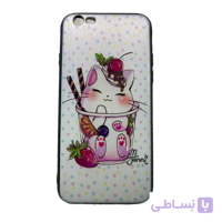قاب طرح دار ایفون 6 طرح گربه/APPLE 6