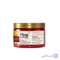 ماسک مو میوه آگاوه مائویی اصل | ضد موخوره و ترمیم کننده مو | وزن ۳۴۰ گرم ا Maui Moisture Strength & Anti-Breakage + Agave Nectar Hair Mask 340gr