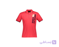 پولوشرت نخی آستین کوتاه مردانه – آر ان اس – قرمز