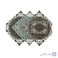 جانماز ترمه دو تکه قیطان دوزی رضوی 40*40