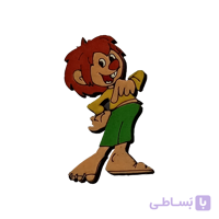 پیکسل چوبی طرح کارتونی