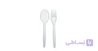 قاشق و چنگال یکبار مصرف 100 عددی